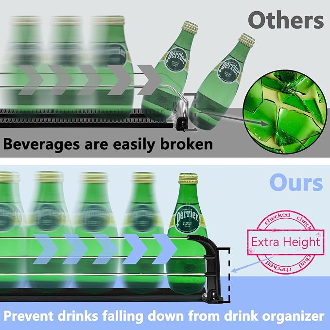 Drink Organizer for Fridge, Soda Can Dispenser for Fridge, Refrigerator Drink - Image 4