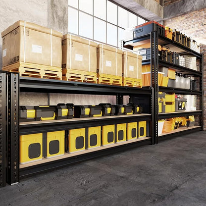 48" W Garage Shelving 3030LBS Storage Shelves 5 Tier Heavy Duty Shelving - Image 4