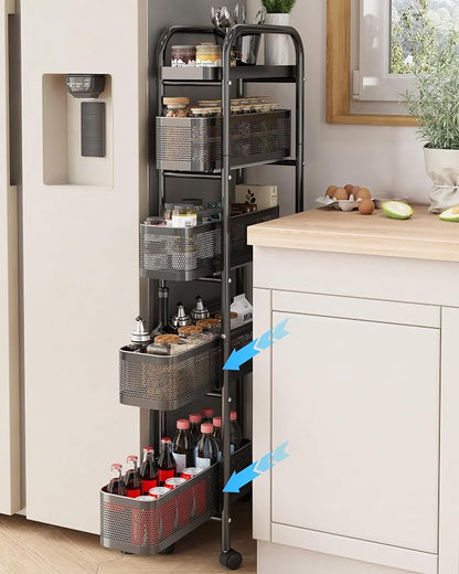 UMDONX Slim Storage Cart 5 Tier by UMDONXBuyNow