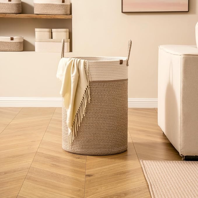 LA JOLIE MUSE Woven Rope Storage Baskets - Image 8