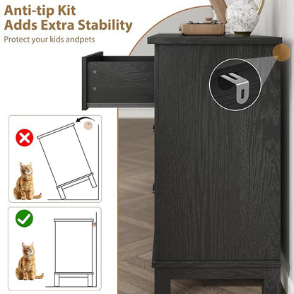 GarveeHome 7 Dresser for Bedroom, 54 in Wide Drawer Dresser - Image 7