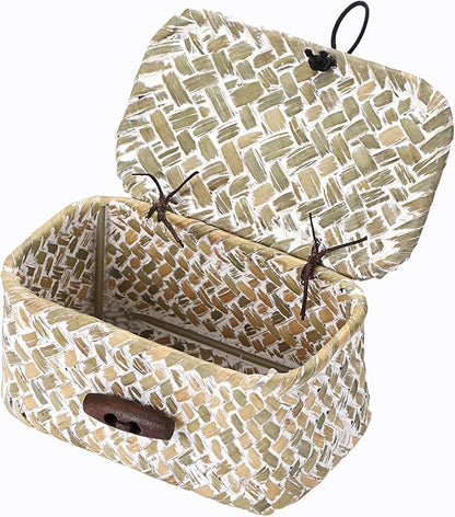 Hipiwe Wicker Shelf Basket Box - Image 9
