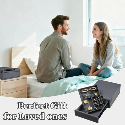 Jewelry Safe with Drawers，Biometric Fingerprint safe, Slide-Away Handgun Safe - Image 5
