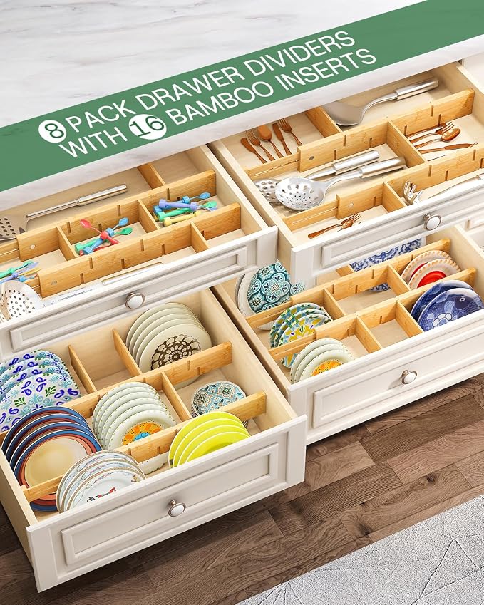 kiplant Kitchen Drawer Dividers - Image 5