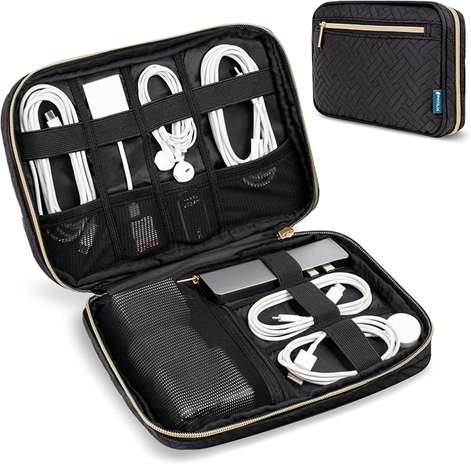 PAVILIA Travel Cord Organizer Case by PAVILIA