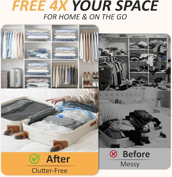 Cozy Essential Travel Vacuum Storage Bags - Image 7