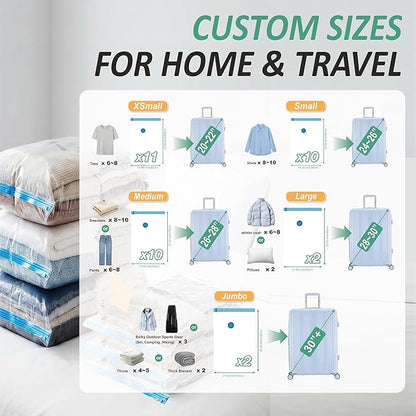 Cozy Essential Travel Vacuum Storage Bags - Image 4