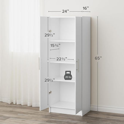 Prepac Elite 24" Storage Cabinet, Bathroom Cabinet, Pantry Cabinet - Image 3