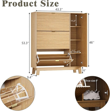 Shoe Cabinet Storage for Entryway - Image 2