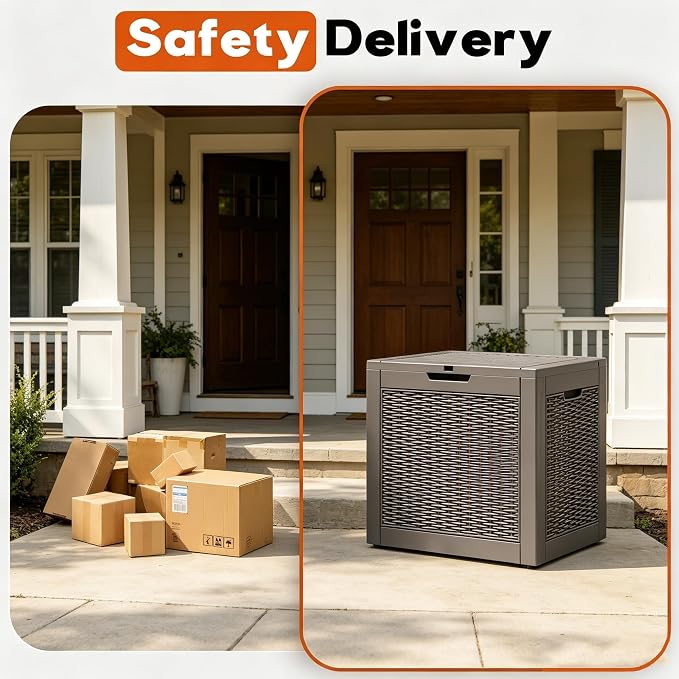 Package Delivery Box for Outside, Outdoor Waterproof Parcel Drop Box - Image 5