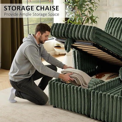 KCGKCG Sleeper Sofa Bed, 81” Pull Out Couch Bed - Image 6