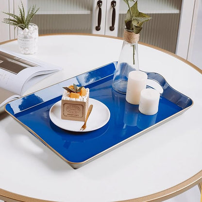 Spsyrine Large Blue Serving Tray - Image 4