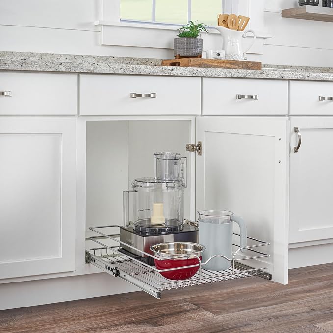 Rev-A-Shelf Kitchen Cabinet Pullout Shelf and Drawer Organizer Slide Out Pantry - Image 2