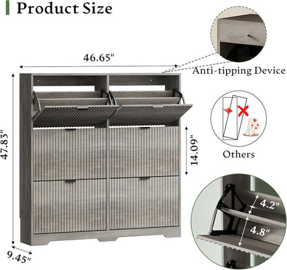 Xixini Shoe Storage Cabinet for Entryway - Image 2