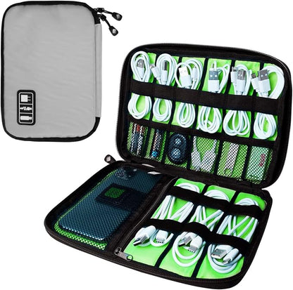 Lcsmaokin Electronics Organizer Travel Case, Electronic Accessories Storage Bag by Lcsmaokin