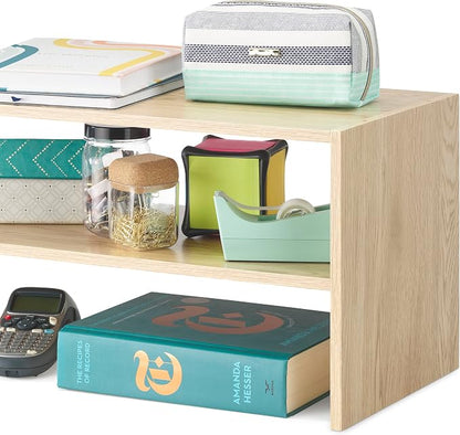 Whitmor Wood Stackable 2-Shelf Shoe Rack, 24 inches - Image 5