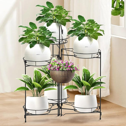 DiiKoo Heavy Duty Metal Plant Stand, Indoor Outdoor Plant Shelf & Rack by DiiKoo
