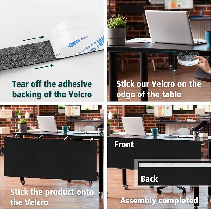 60" Under Desk Privacy Panel - Image 4