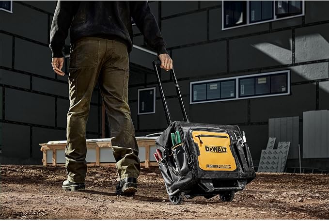 DEWALT 18 Inch Rolling Tool Storage Bag - Image 8