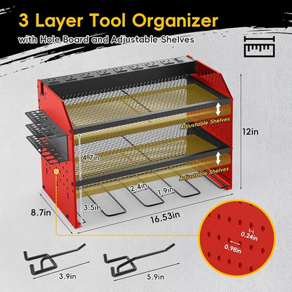 Power Tool Organizer Wall Mount - Image 5
