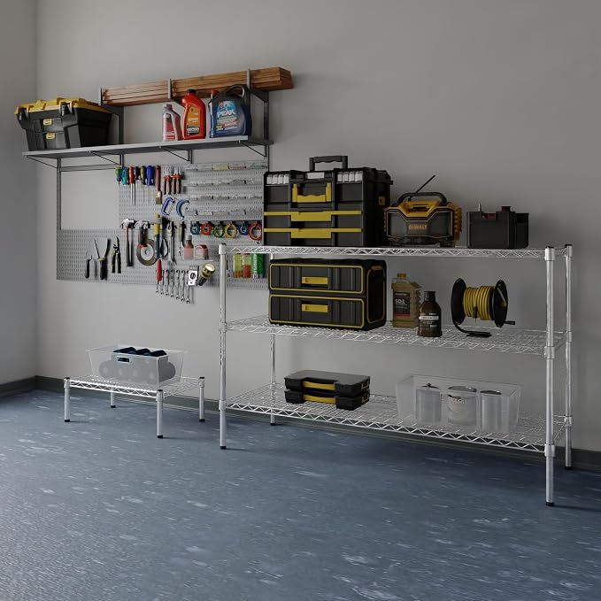 18" Deep x 54" Wide x 34" Height Wire Shelving Kit | 3-Tier | NSF Commercial - Image 5