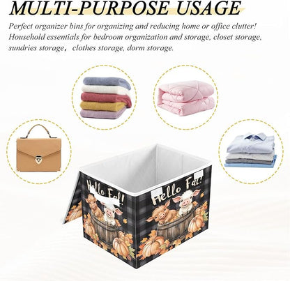 Cute Highland Cow Storage Bins - Image 7