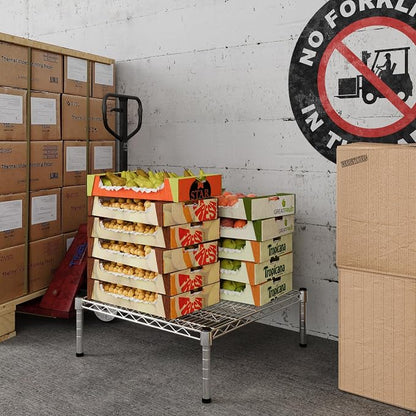 24" Deep x 24" Wide x 8" Height Wire Shelving Kit | 1-Tier | NSF Commercial - Image 6