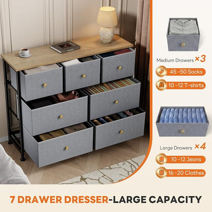 Sweetcrispy 7 Drawer Dresser - Image 5