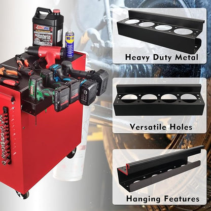 MUTUACTOR Heavy Duty Tools Organizer, Magnetic Mount Power Drill Driver Holder - Image 4