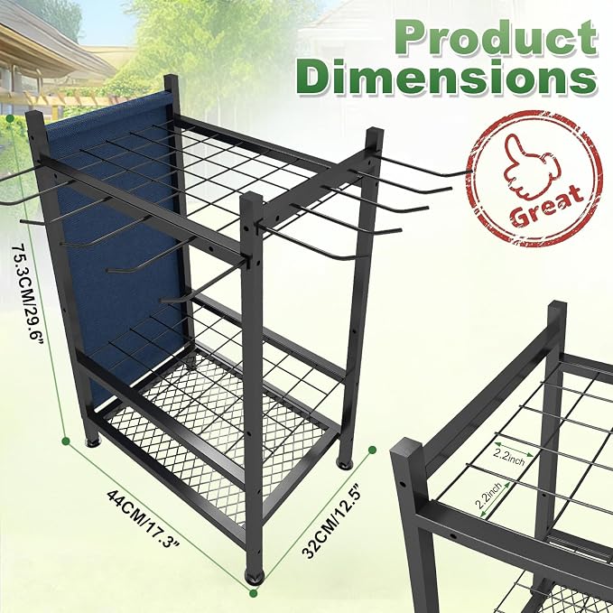 Garden Tool Organizer, Garden Yard Tool Rack - Image 2