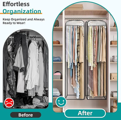 LANDNEOO 6 Pack Clear Garment Bags - Image 5