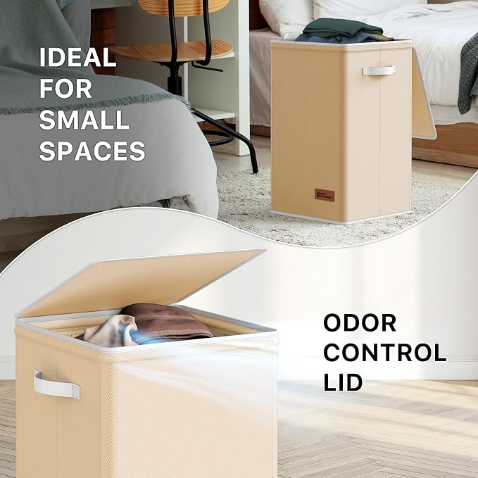 Simple Houseware Foldable Laundry Hamper Basket - Image 6