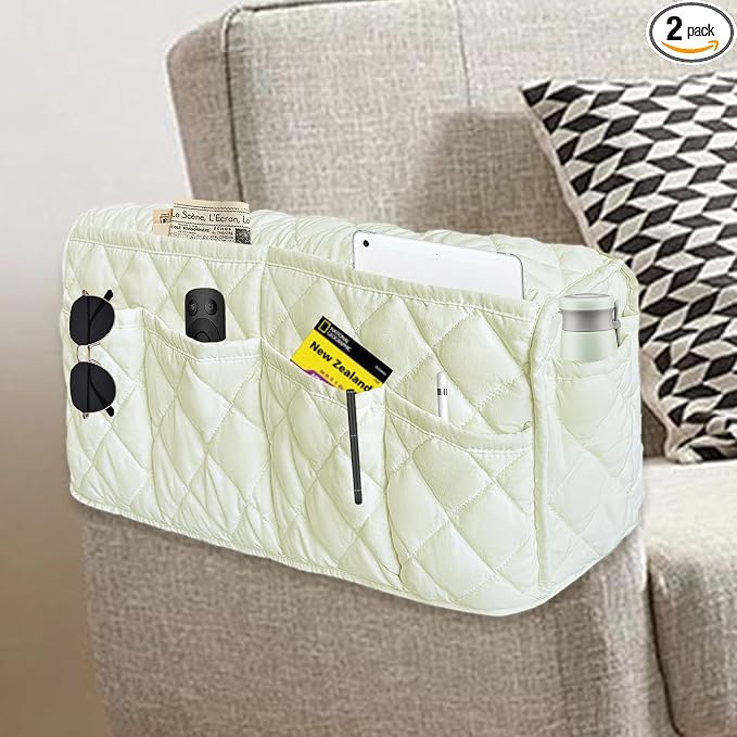 MEHIDFY Armchair Caddy, Waterproof Sofa Armrest Organizer, Non Slip Recliner by MEHIDFY-HOMEKITCHEN