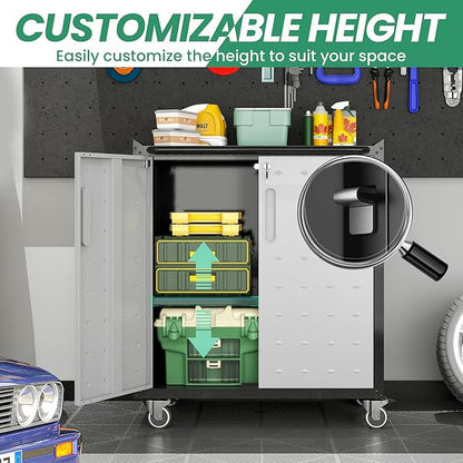 10-Piece Heavy Duty Steel Garage Cabinet System | All-in-One Modular Garage - Image 6