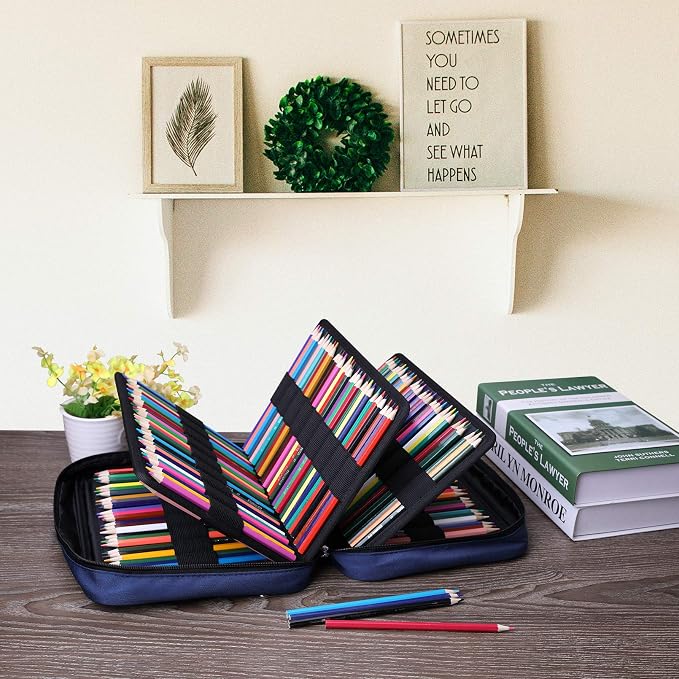 JAKAGO 220 Slots Colored Pencil Case Large Capacity Pen Holder - Image 7