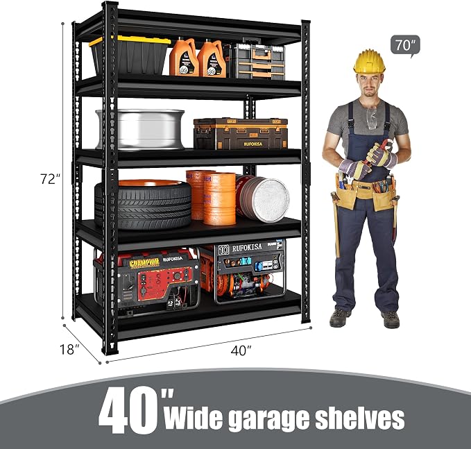 5-Tier Garage Shelving Heavy Duty - Image 3