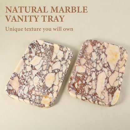 Calacatta Marble Vanity Trays, Marble Bathroom Tray Countertop, Luxury - Image 4