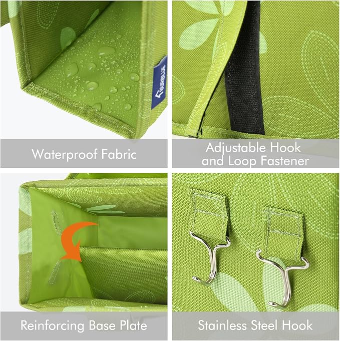 Surblue Bedside Caddy Hanging Bed Organizer Storage Bag Pocket - Image 4