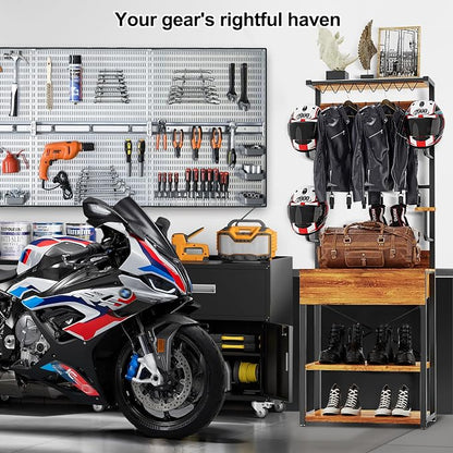 Motorcycle Helmet Holder Floor Standing, Sports Helmets, Boots & Accessories - Image 2