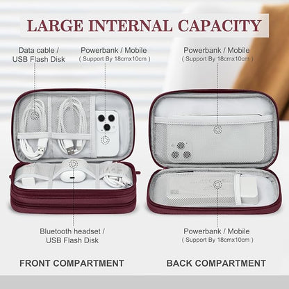 FYY Electronic Organizer, Travel Cable Organizer Bag Pouch Electronic - Image 3