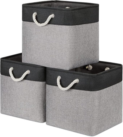 Bidtakay Fabric Cube Storage Bins by BidtakayBaskets