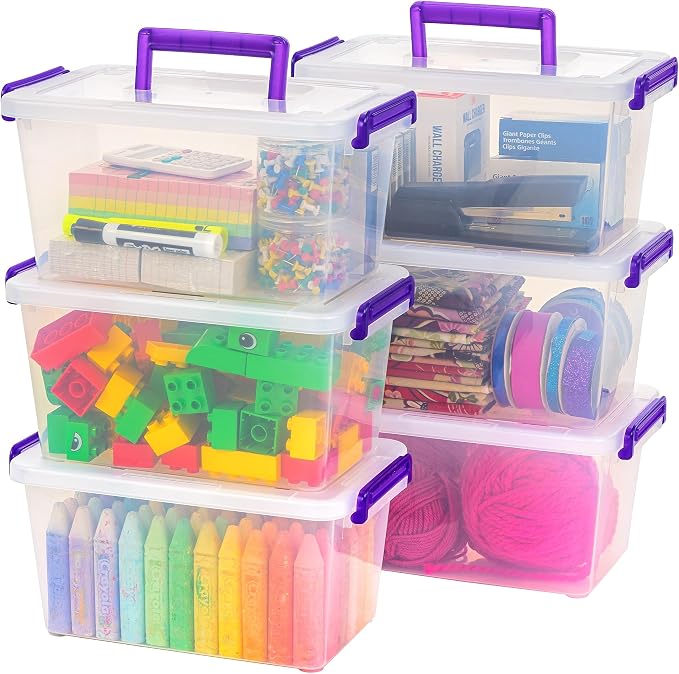 IRIS USA 5 Qt. Plastic Craft Storage Container Bins - Image 10