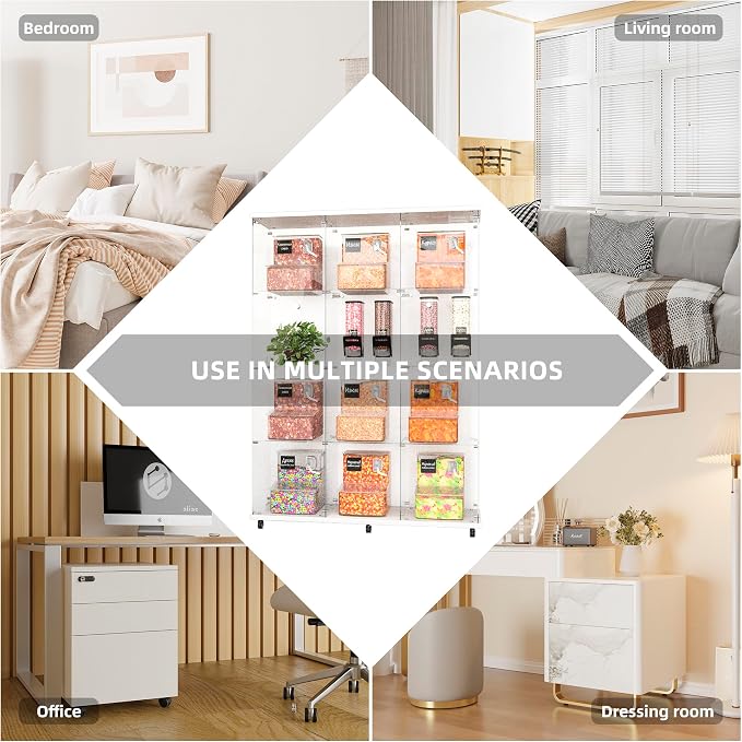Beauty4U Glass Display Cabinet - Image 8