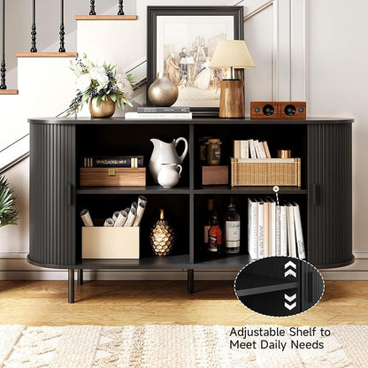 55" Sideboard Buffet Cabinet - Image 4