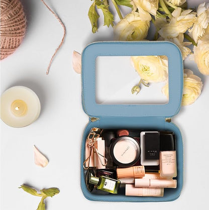 Prite Clear Makeup Bag Cosmetic Organizer Case Waterproof Travel Toiletry Bag - Image 8