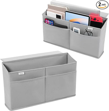 2 Pack Desk Side Hanging Organizer, Adhesive Storage Bag by Joyytuu
