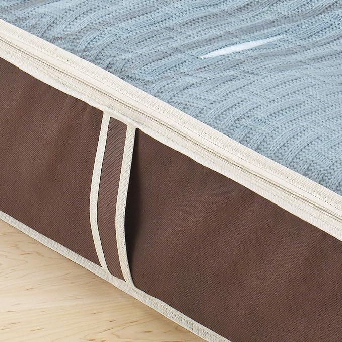 Whitmor Under Bed Storage Bags 2 Pack, Zippered Underbed Storage Containers - Image 4