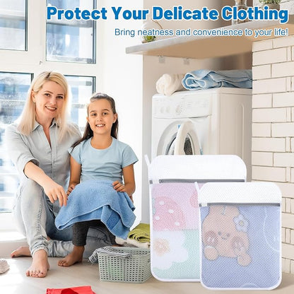 Dntorx 4 PCS Durable Honeycomb Mesh Laundry Bags - Image 9