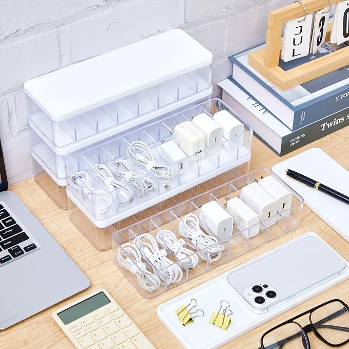 Tatuo 6 Pcs Cable Organizer Box - Image 5