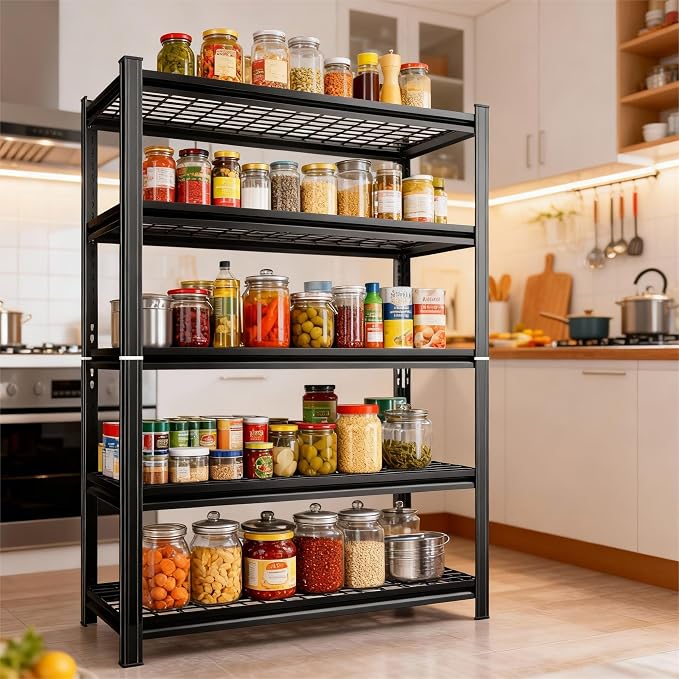 47''W Wire Garage Metal Shelving, 3000 Lbs Heavy-Duty Garage Storage Shelves - Image 6